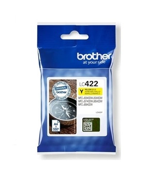 Brother Original LC422Y Yellow Inkjet Cartridge LC422Y